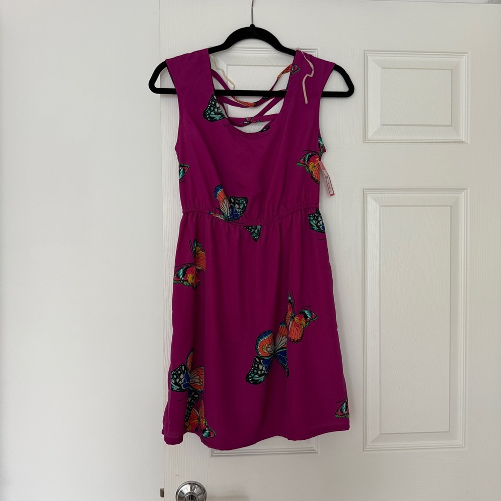 Xhilaration Pink Sleeveless Scoop Neck Sundress size Medium - New with Tags